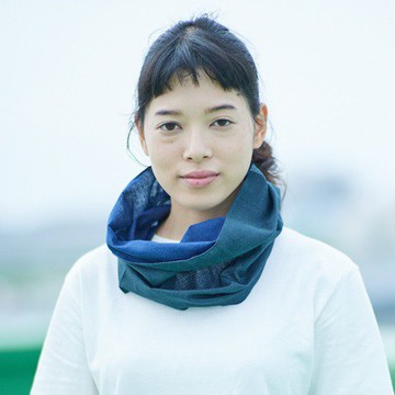 Snood Oo Wow 藍色 x 綠色 S 碼