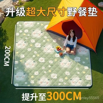 💖【臺灣現款】💖超大號野餐墊 防潮墊 防水墊 加厚 戶外防水地墊 便攜露營墊 露營帳篷墊 野餐墊 沙灘墊 戶外郊遊