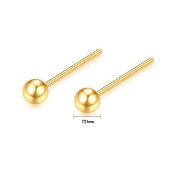 MoonDy 金色 421 925純銀 簡約 耳環 小耳環 耳飾 設計感 925銀針 女生