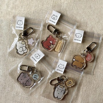 動物標語壓克力吊飾串串