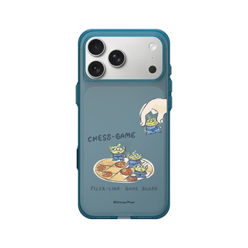 iPhone 17 Pro Max Clear (相機按鈕) 夜幕藍 - 迪士尼-玩具總動員 Toy Story - 三眼怪西洋棋玩具