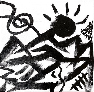 壓克力畫作 - 追音日