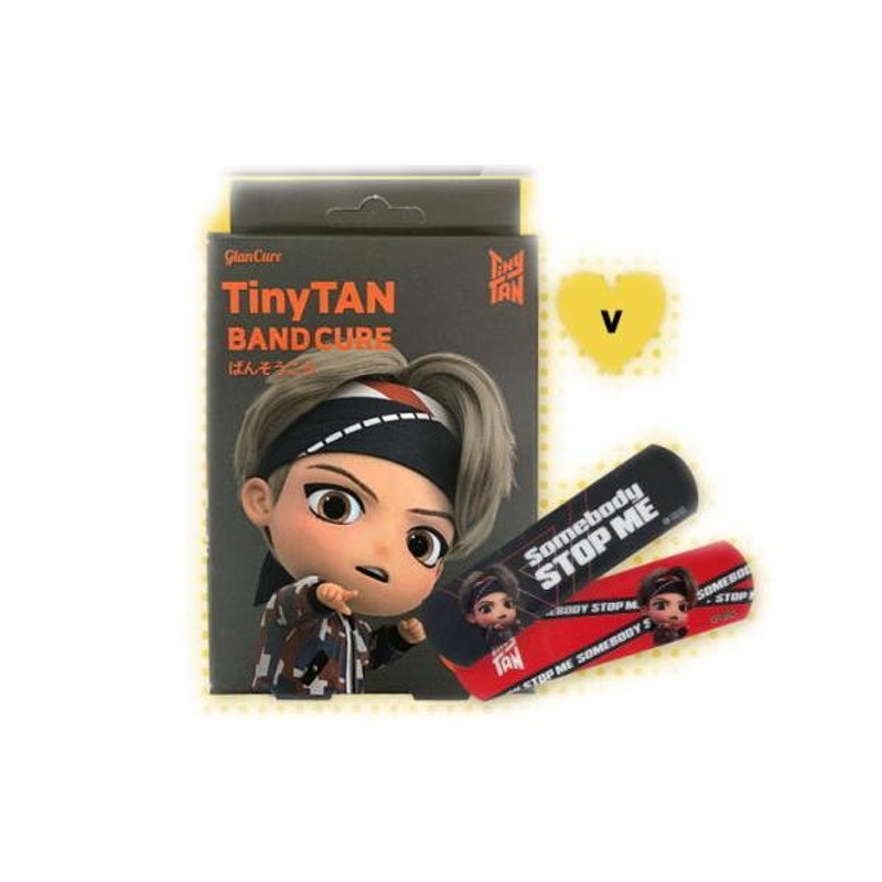 9295 V 【TinyTAN】【タイニータン】絆創膏【V】【テヒョン】【テテ】【BT21】【BTS】【韓国】【バンタン】【BT2】【防弾少年団】【  | LINEブランドカタログ