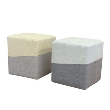 直人木業-可拆洗貓抓布玩色椅凳(兩色可選)LY9901+LY9912