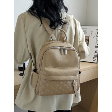 小香背包雙肩包多層女士大容量旅行背包韓系簡約通勤女生逛街女包