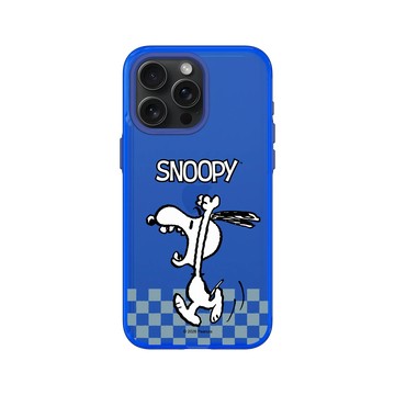 iPhone 15 Pro Max Clear 激光藍 - 史努比 Snoopy - 吶喊