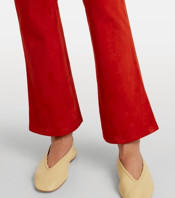Stouls Dean 22 low-rise suede flared pants