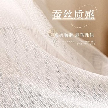 全屋新款雪紡紗透光不透人簡約夢幻客廳陽臺臥室窗紗