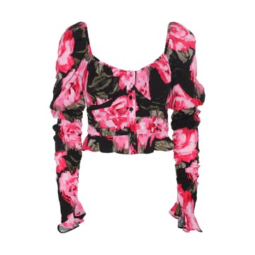 Rotate - Lilac Viscose Cropped Top