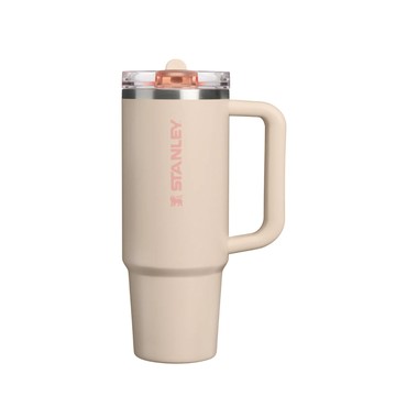 STANLEY 防漏吸管隨手杯 0.88L / 香檳粉