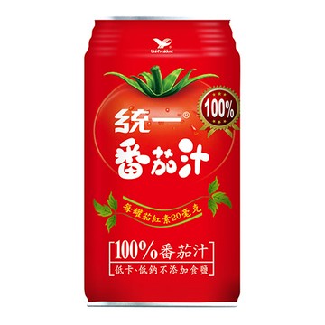 統一嚴選素材番茄汁Can340ml