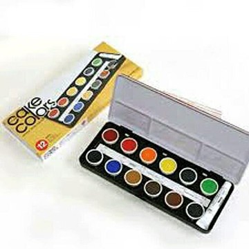 日本HOLBEIN好賓專家藝術家級12色塊狀水彩餅水彩顏料透明色系水彩*C010【APP滿額下單10%點數(單一帳號最高5000點)】1/31止