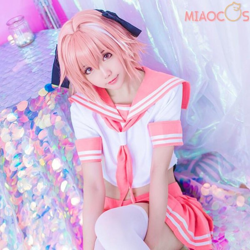 Miaocos 限定セール Fgo コスプレ アストルフォ コスプレ 衣装 セーラー服 ライダー 可愛い 男の娘 Fate Grand Order コスプレ 男女兼用 アニメ コスチューム 通販 Lineポイント最大0 5 Get Lineショッピング