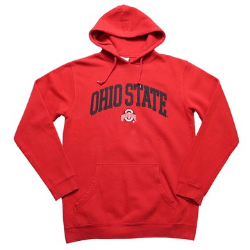 紅色俄亥俄州立大學帽T 大學T