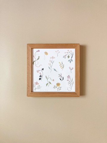 植物插畫/掛畫/含裱框