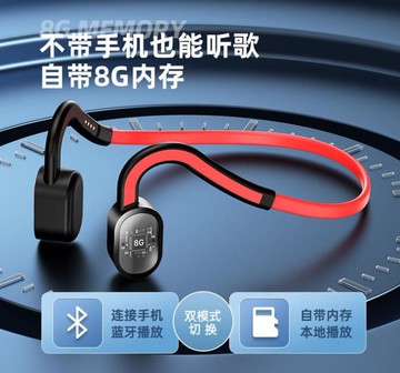 K1游泳耳機骨傳導無線藍牙運動型跑步健身防水專業水下專用 雙11全館免運