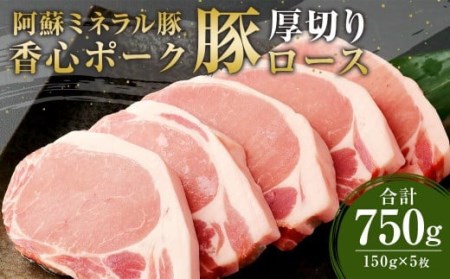  豚 ロース ステーキ 厚切り 5枚 セット 計750g 豚肉