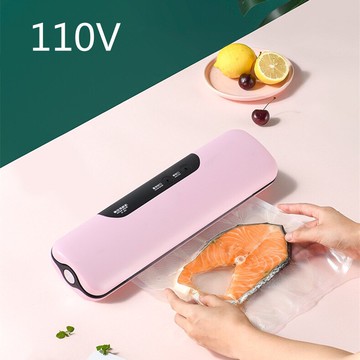 110V伏抽真空封口機小型家用干濕兩用保鮮密封機零食品包裝袋