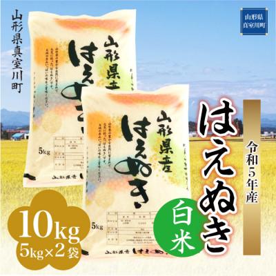 ふるさと納税 真室川町 令和5年産 はえぬき 10kg(5kg×2袋) 山形県 真室川町