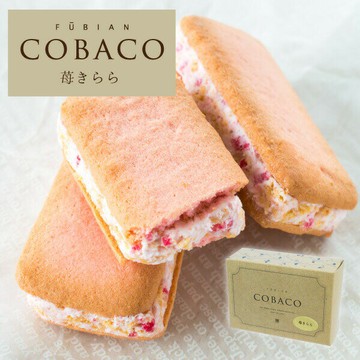 COBACO｜苺Kirara 甘王草莓夾心餅 2個  日本必買 | 日本樂天熱銷
