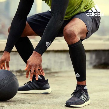 【限時下殺】機能壓縮小腿套-黑 S/M