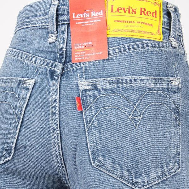 Levi's リーバイス レッド レディース ハイ ルーズ テーパー LEVI'S