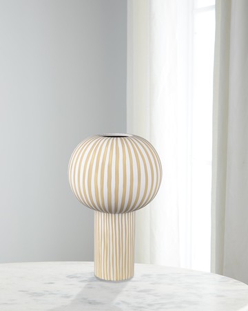 Hawking Striped Vase