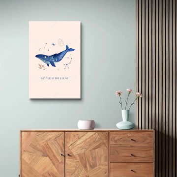 GO WITH THE FLOW 藝術微噴無框畫