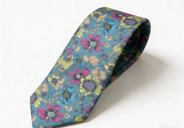 花卉世界真絲領帶花美男禮盒裝tie