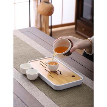 旅行陶瓷功夫茶具套裝家用便攜式包快客杯一壺三四杯戶外喝茶裝備