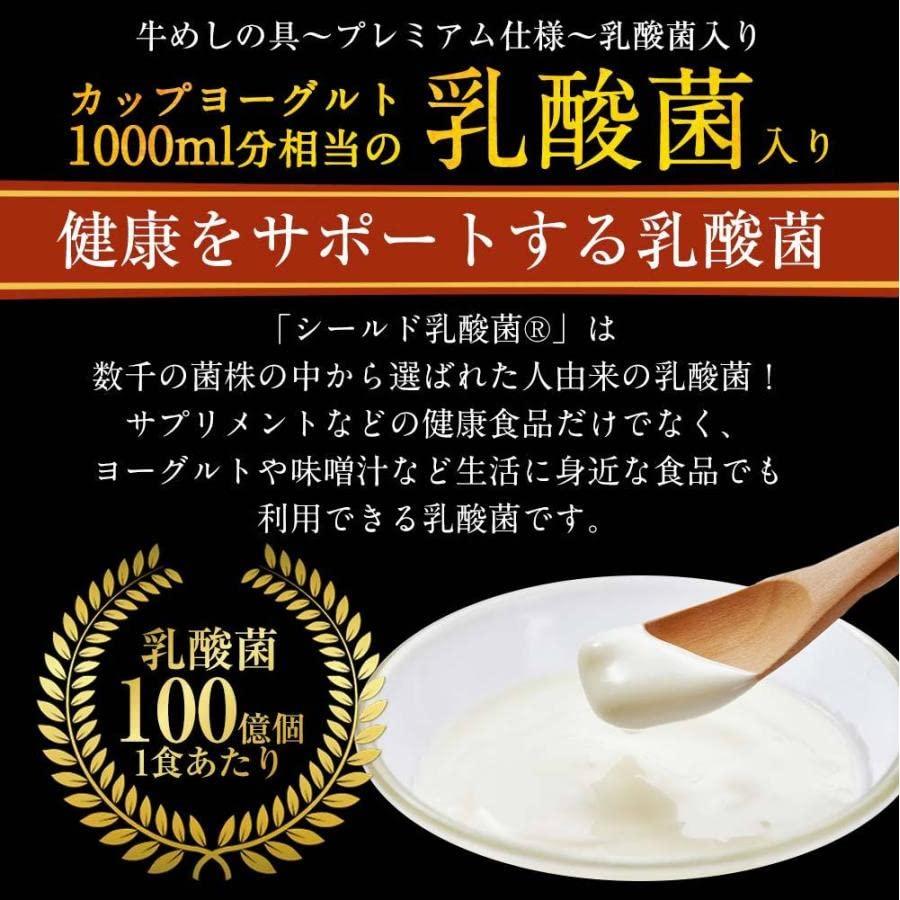 40食セット 『乳酸菌入り牛めしの具（プレミアム仕様） 135ｇ×40食』 冷凍食品 冷凍 牛丼の具 牛めしの具 セット牛どんの