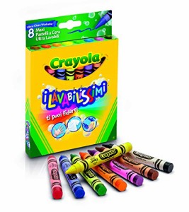 クレヨラ アメリカ 海外輸入 Crayola Ultra Clean Crayons (8-Piece