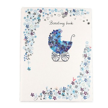 寶貝賀喜 嬰兒車男寶寶相本24入【paper rose-插入式相本】