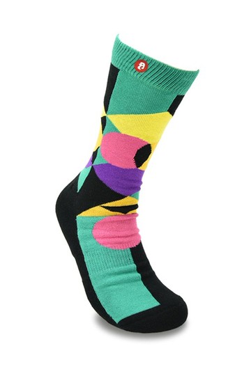 美國Fools Day針織襪子﹣綠幾何