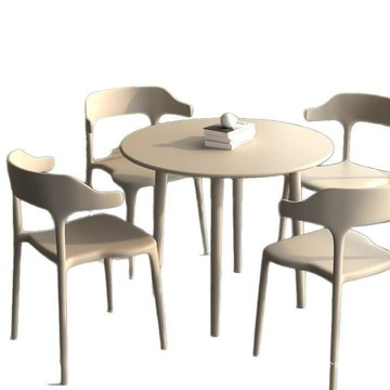 戶外桌椅套裝陽臺防曬防水花園耐用庭院室內露臺室外桌椅塑料組合[DD010109]