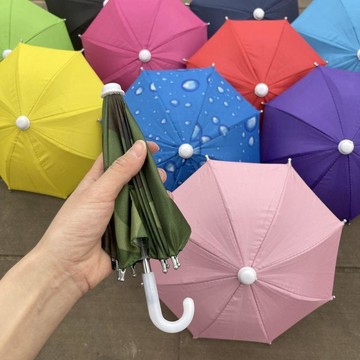 💛臺灣有貨🚀🚀💛免運💛可開發票💛迷你小雨傘 聖誕傘工藝傘觀賞傘 遮陽小雨傘 幼兒園小朋友手工傘