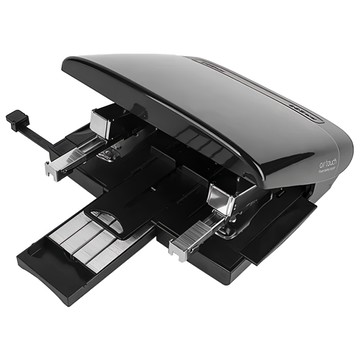 KW-trio 空氣指感雙頭省力訂書機 適用於A4/A3/16K/18K紙張  黑色  1個