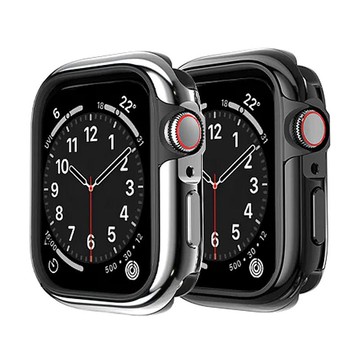 MAGEASY Apple 蘋果 Watch S4/S5/S6/S7/S8/S9/SE (40mm/41mm) Odyssey GLOSSY EDITION 亮面金屬保護殼 保護套 軍規防摔 防摔防撞
