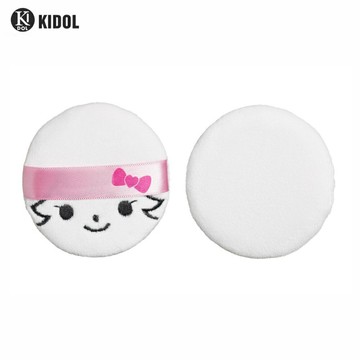 KIDOL 韓國甜心萌娃蜜粉撲 - 白色(大)  8-0029【官方旗艦店】