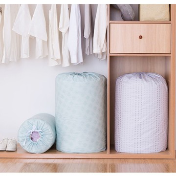 (促銷)e.city_peva圓形束口棉被袋收納袋