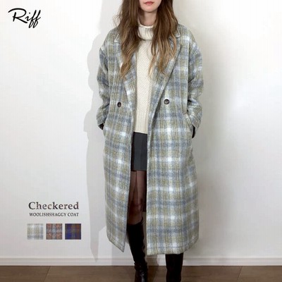 vintage italy製 futura ダブル デザイン ロング コート | tspea.org