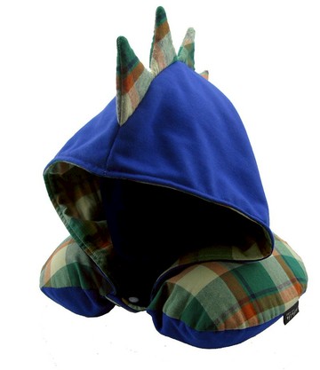 恐龍有帽記憶棉頸枕