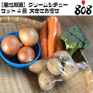 クリームシチューセット4品(北海道沖縄別途送料加算)野菜詰めあわせ 野菜セット 野菜つめあわせ 詰め合せ 野菜宅