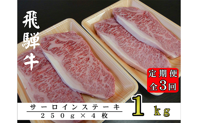 A5ランク飛騨牛サーロインステーキ用1kg