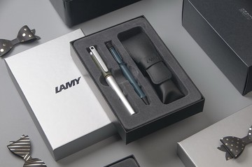 LAMY 雙入筆套禮盒  (鋼筆+原子筆) / safari&nexx 雙系列-森綠藍