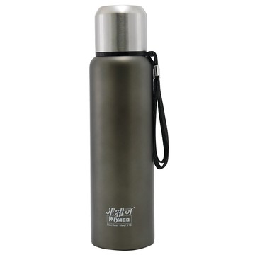 MIYACO Koruto 316不鏽鋼真空全鋼保溫瓶-1200ml-鈦灰色-1入