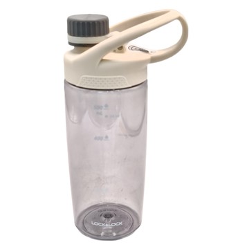 LocknLock 樂扣樂扣 三爪魚運動水杯  透明 + 米色  600ml  1個