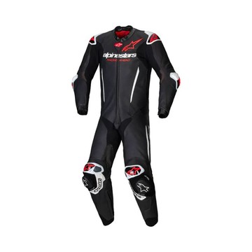 【賽道競技】Alpinestars A星 GP-R7 1PC LEATHER SUIT 黑白螢光紅 連身 競技 防摔皮衣