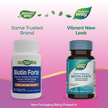 Nature's Way Biotin Forte 5 mg - 60 Tablets