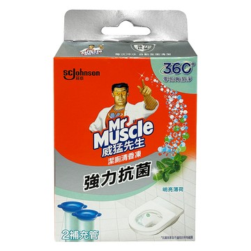 Mr Muscle 威猛先生 潔廁清香凍補充管 強力抗菌 明亮薄荷  38g  1盒